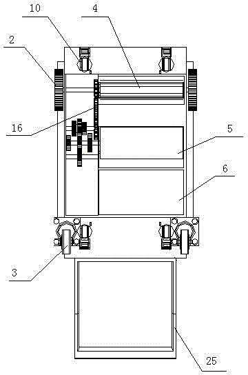 Domestic multifunctional cleaning trolley