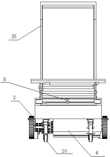 Domestic multifunctional cleaning trolley