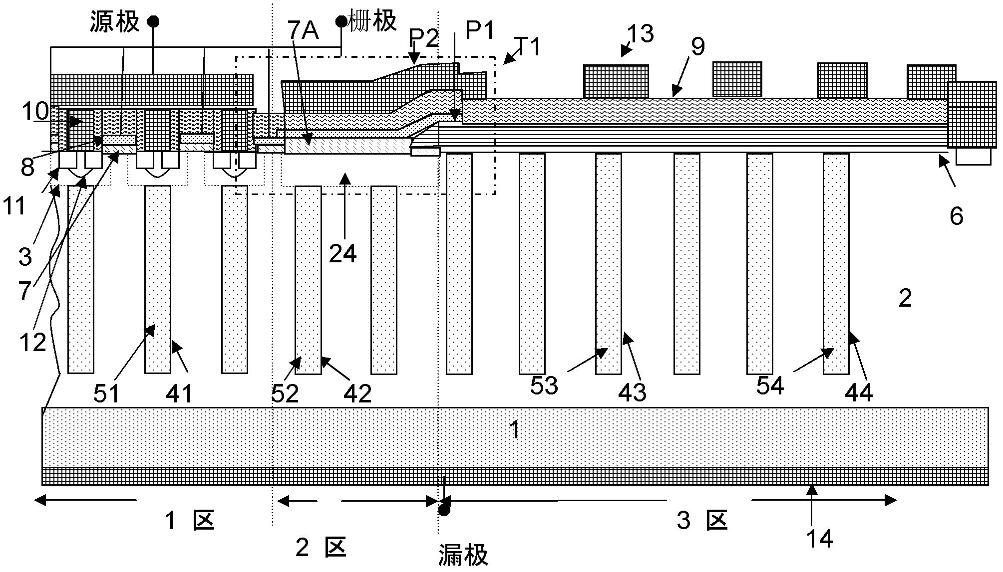 Terminal protection structure of super junction device and manufacturing method of terminal protection structure