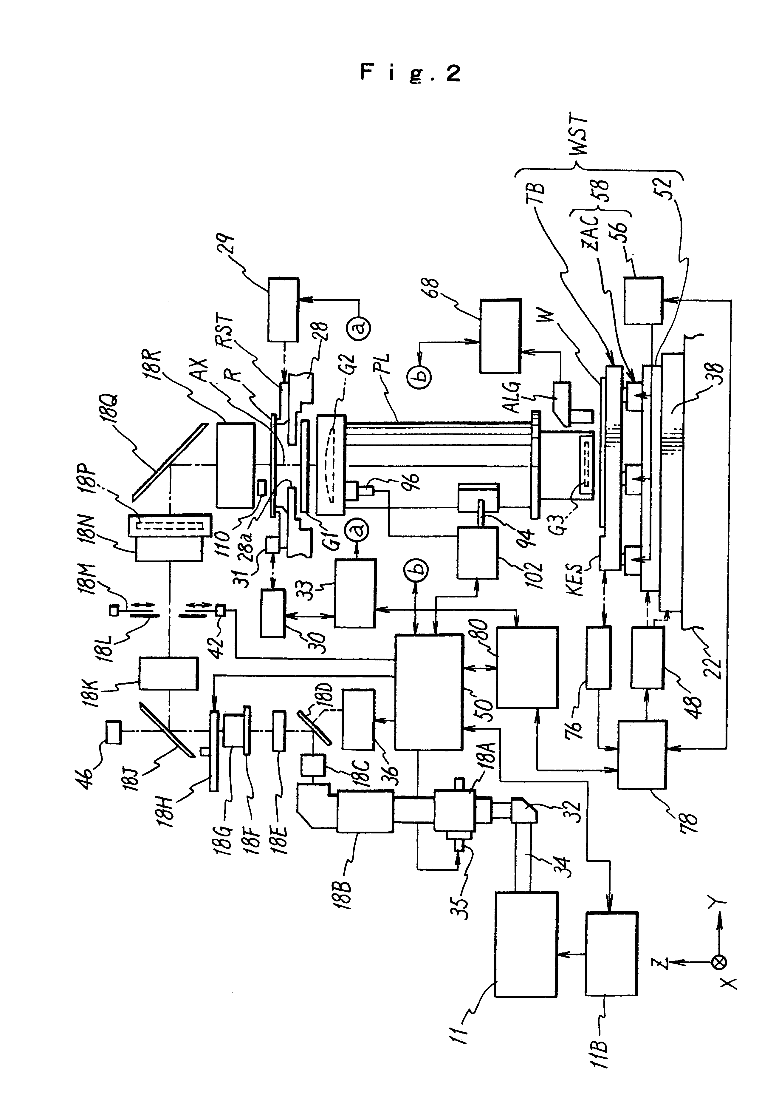 Stage apparatus, scanning type exposure apparatus, and device produced with the same