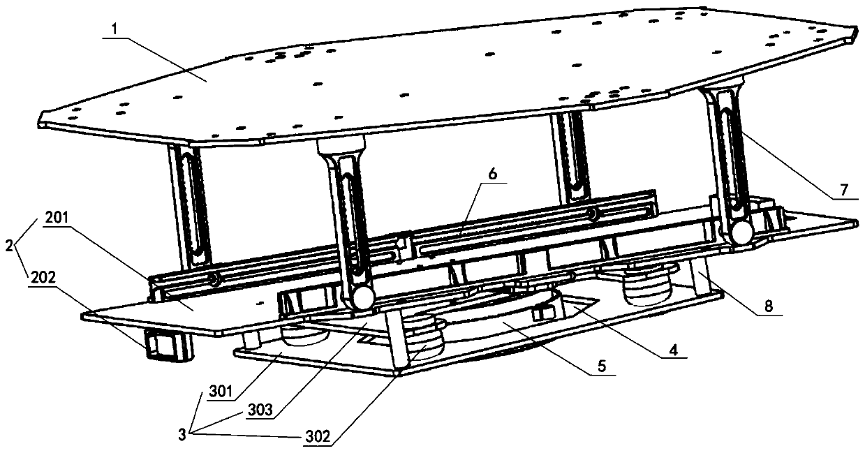 Multi-rotor unmanned aerial vehicle pan-tilt mounting mechanism convenient to disassemble and assemble