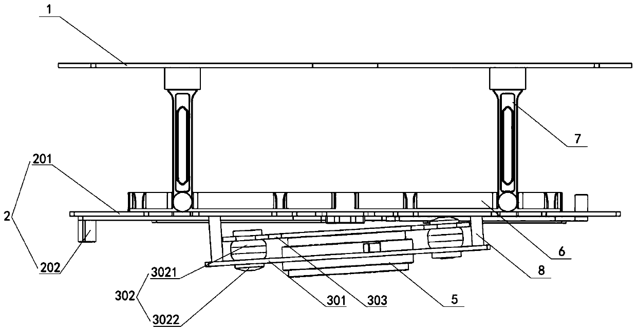 Multi-rotor unmanned aerial vehicle pan-tilt mounting mechanism convenient to disassemble and assemble