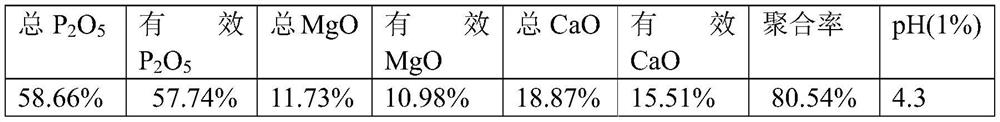 Calcium magnesium polyphosphate fertilizer prepared from phosphoric acid and phosphorus tailings as raw materials and preparation method thereof