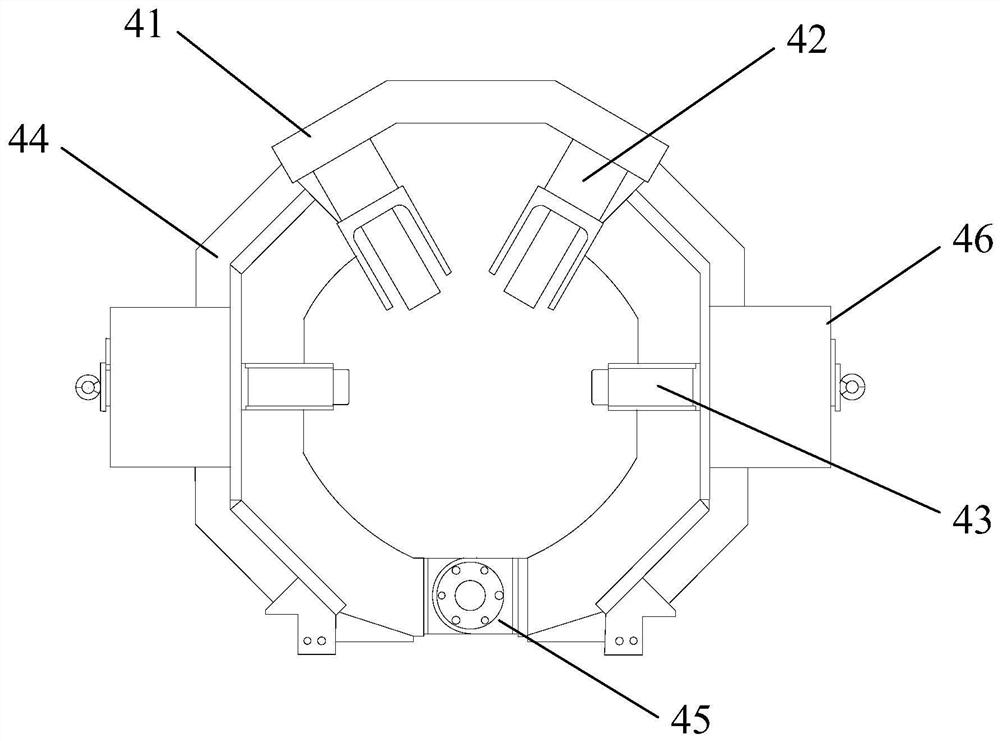 Pipe pushing device