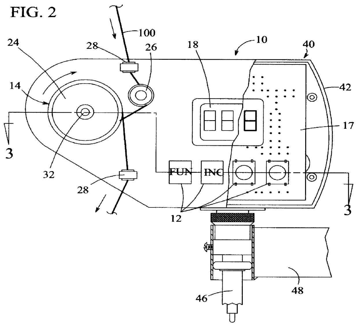 Apparatus and method for monitoring consumption of sewing thread supply