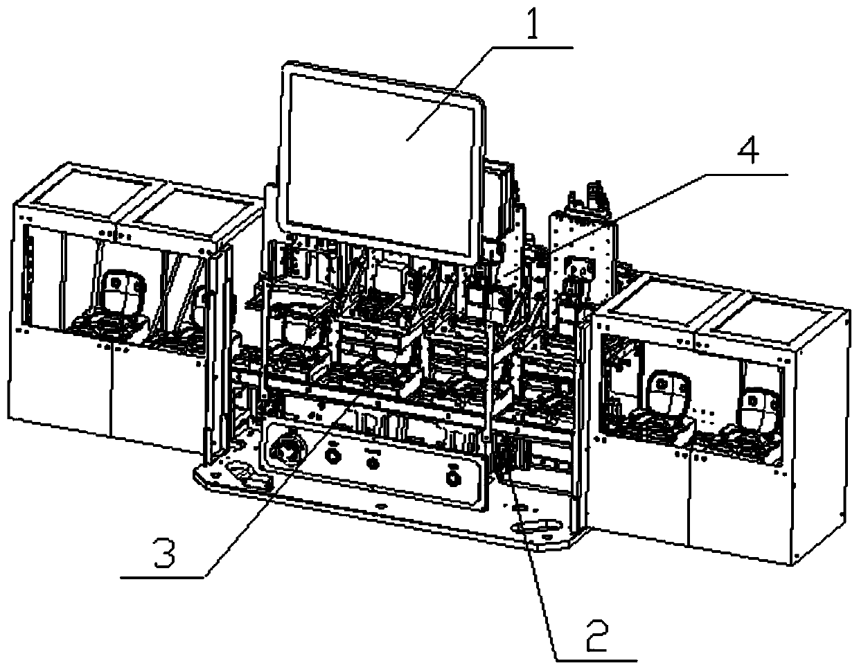 Testing equipment for wireless earphone box