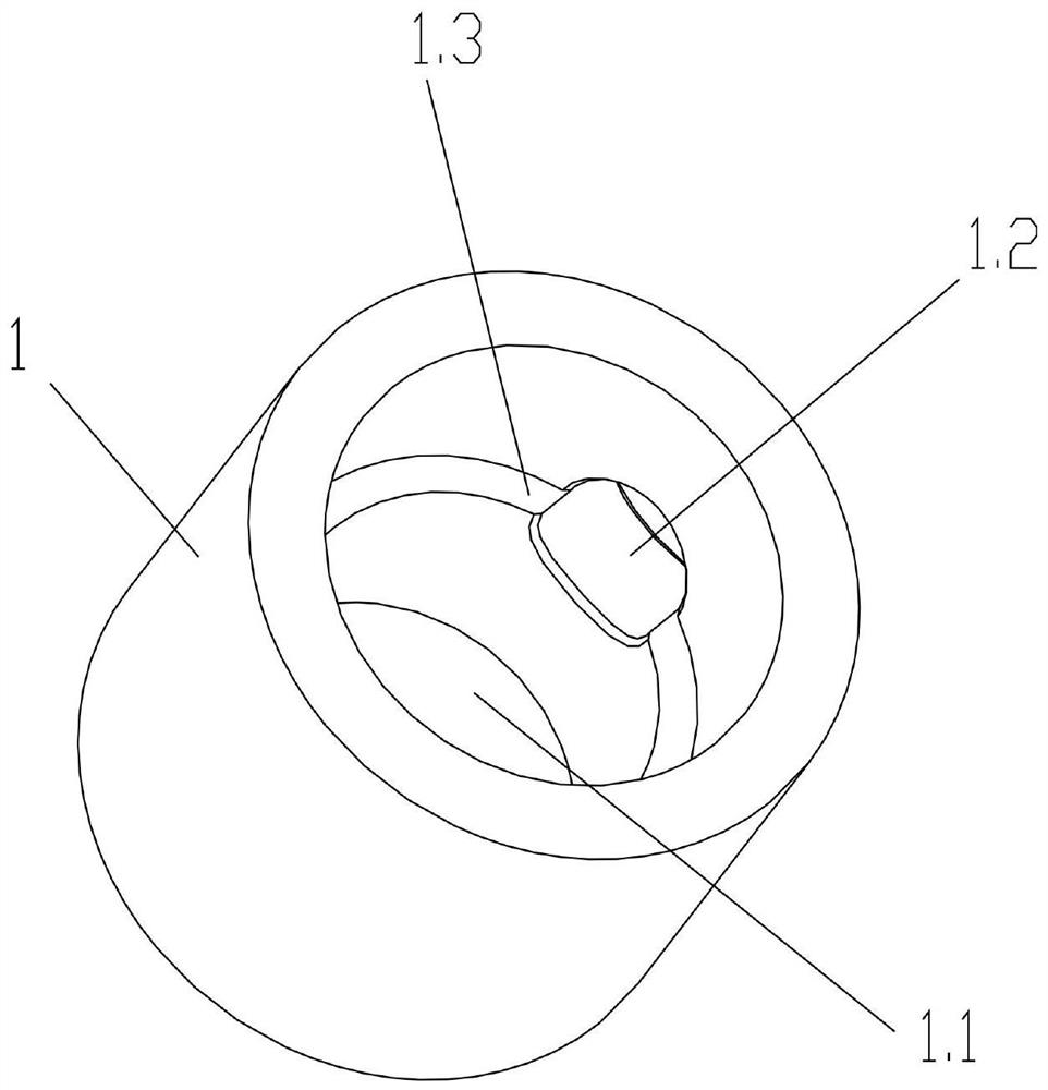 Spherical milling cutter for machining stepped hole chamfer and machining method for machining stepped hole chamfer