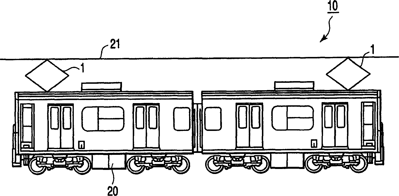 Control apparatus for an eletric locomotive