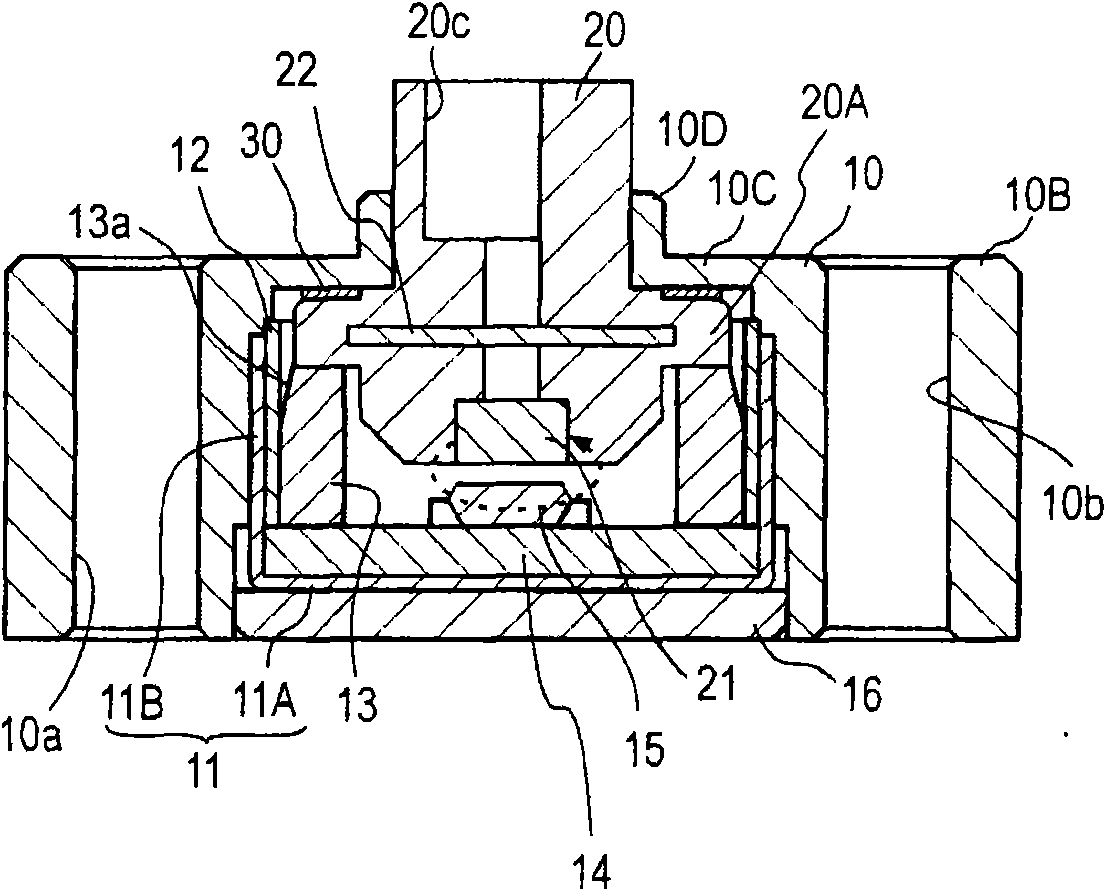 Rotation angle sensor