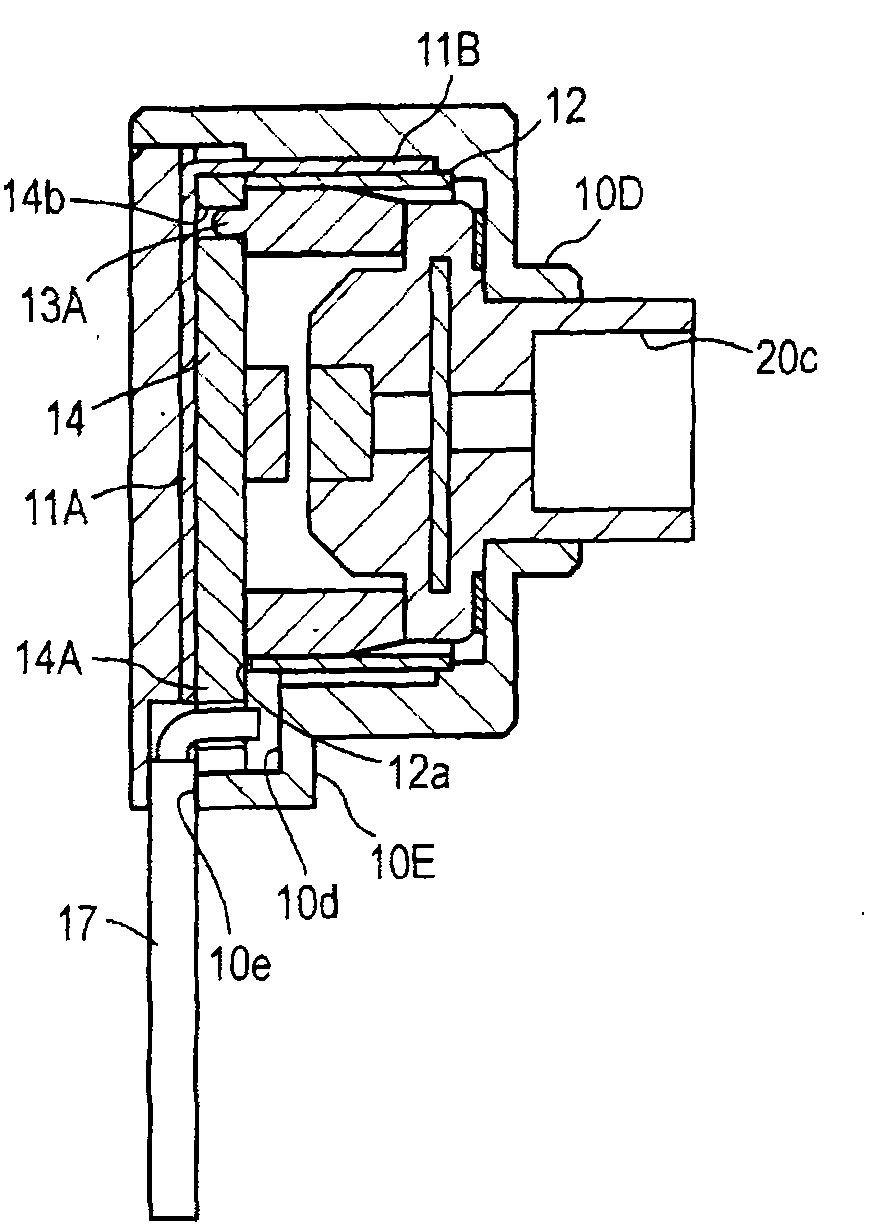 Rotation angle sensor