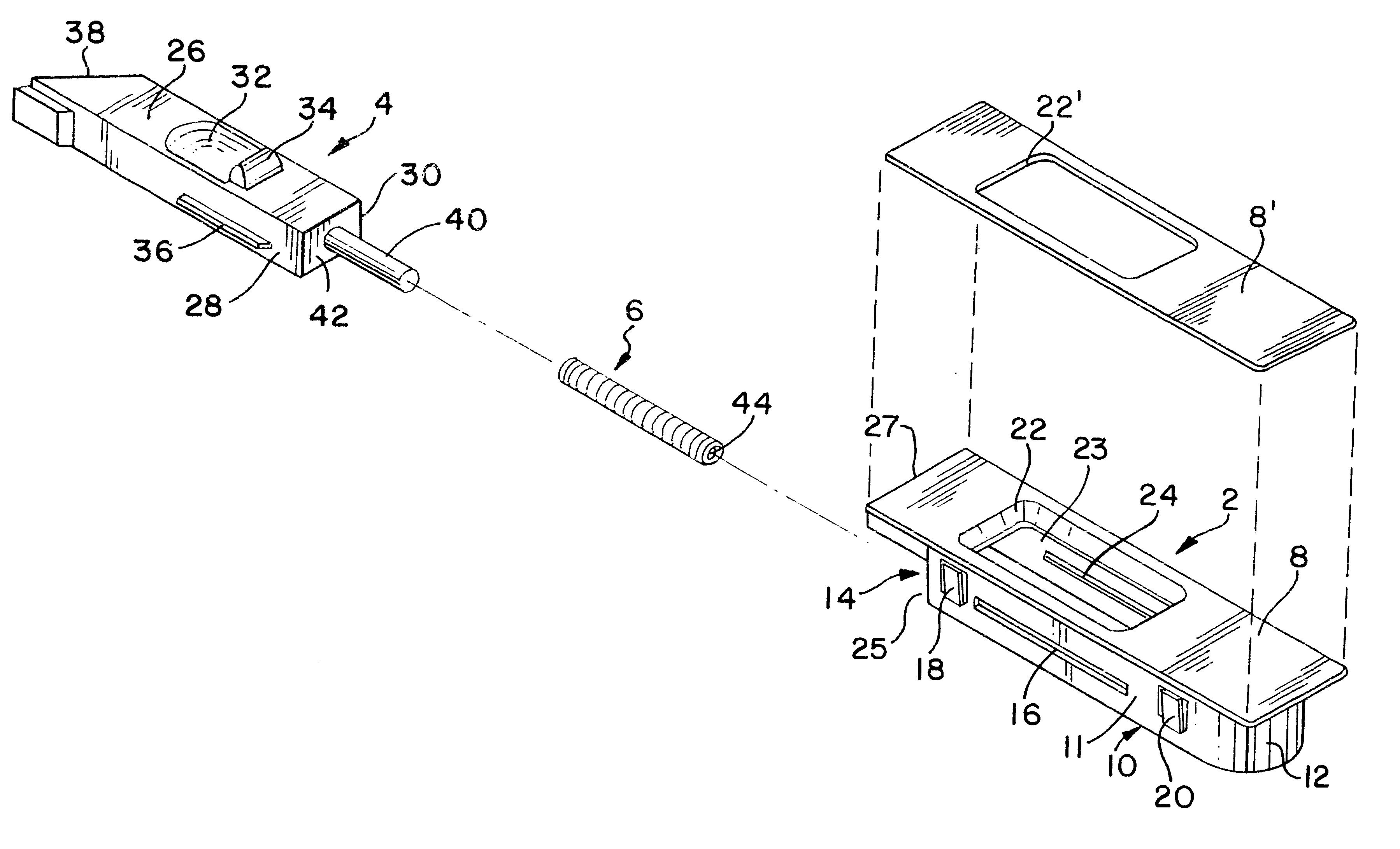 Snap on latch mechanism for a sash window