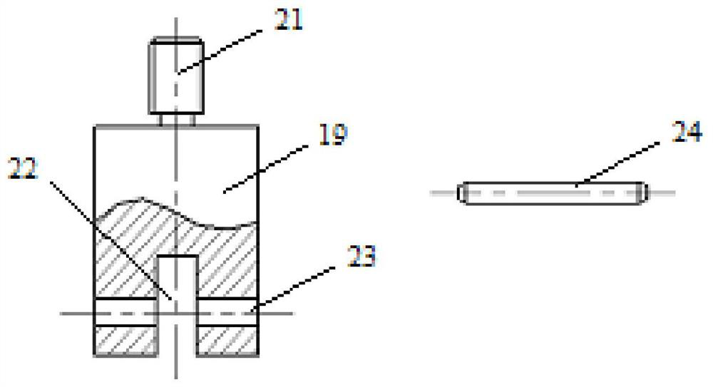 Self-centering anti-bending and anti-twisting high-temperature clamp capable of bearing axial tensile load