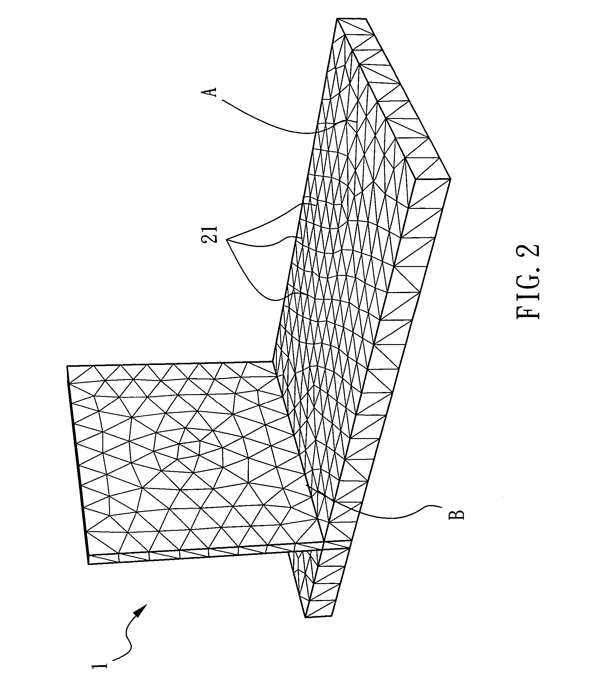 Automated mesh creation method for injection molding flow simulation