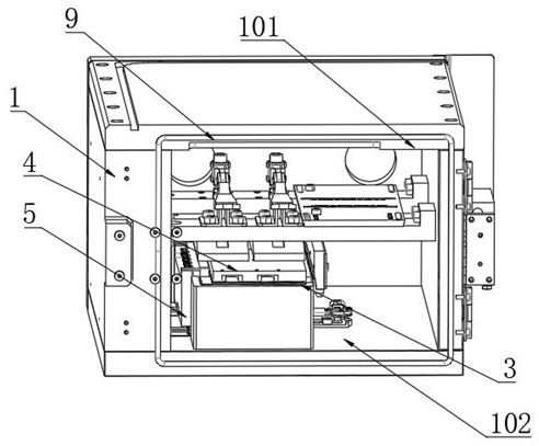 Cooling test assembly unit and aging cooling equipment