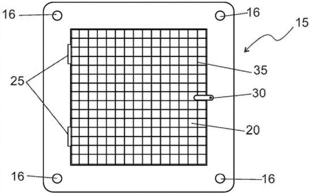 Auxiliary device for locating, mapping and microscopically measuring neoplasias