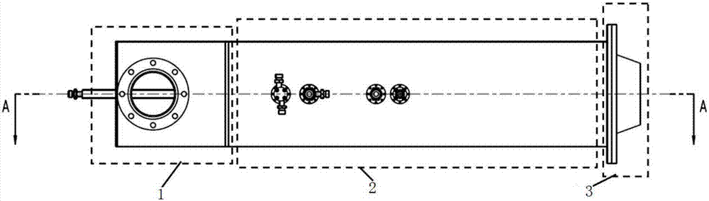 Combustor for treating waste gas and waste liquid of dinitrogen tetroxide and hydrazine propellants and control method