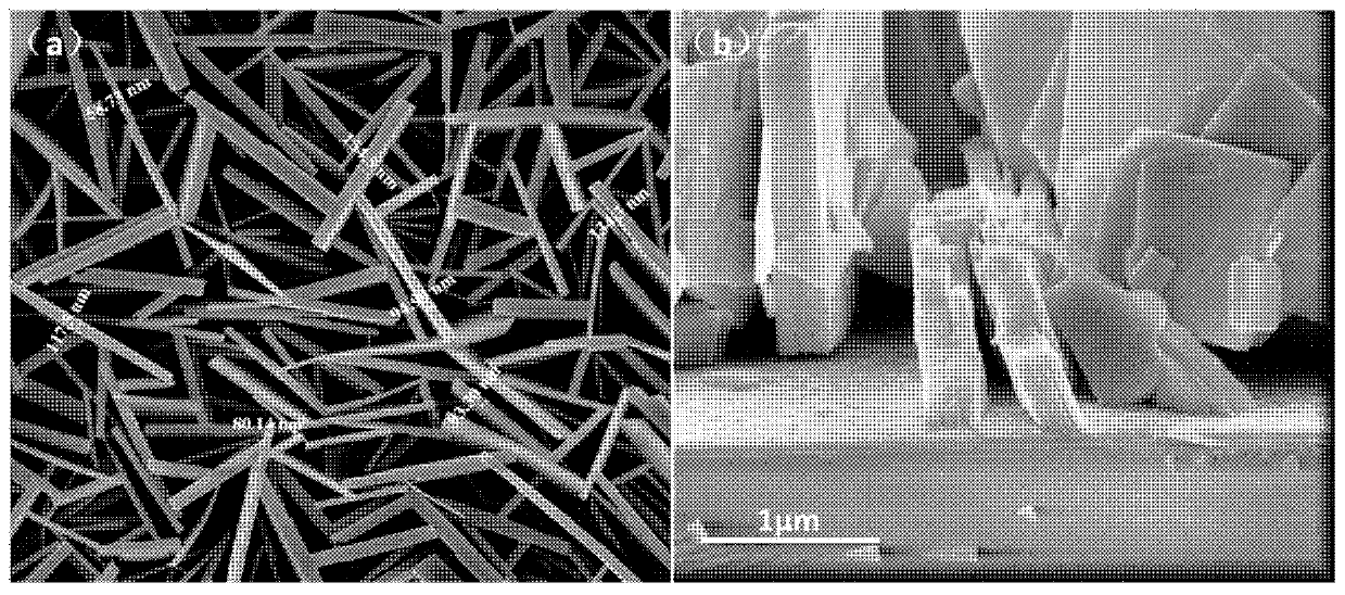 Humidity sensor device based on perovskite nanosheet array and its preparation method