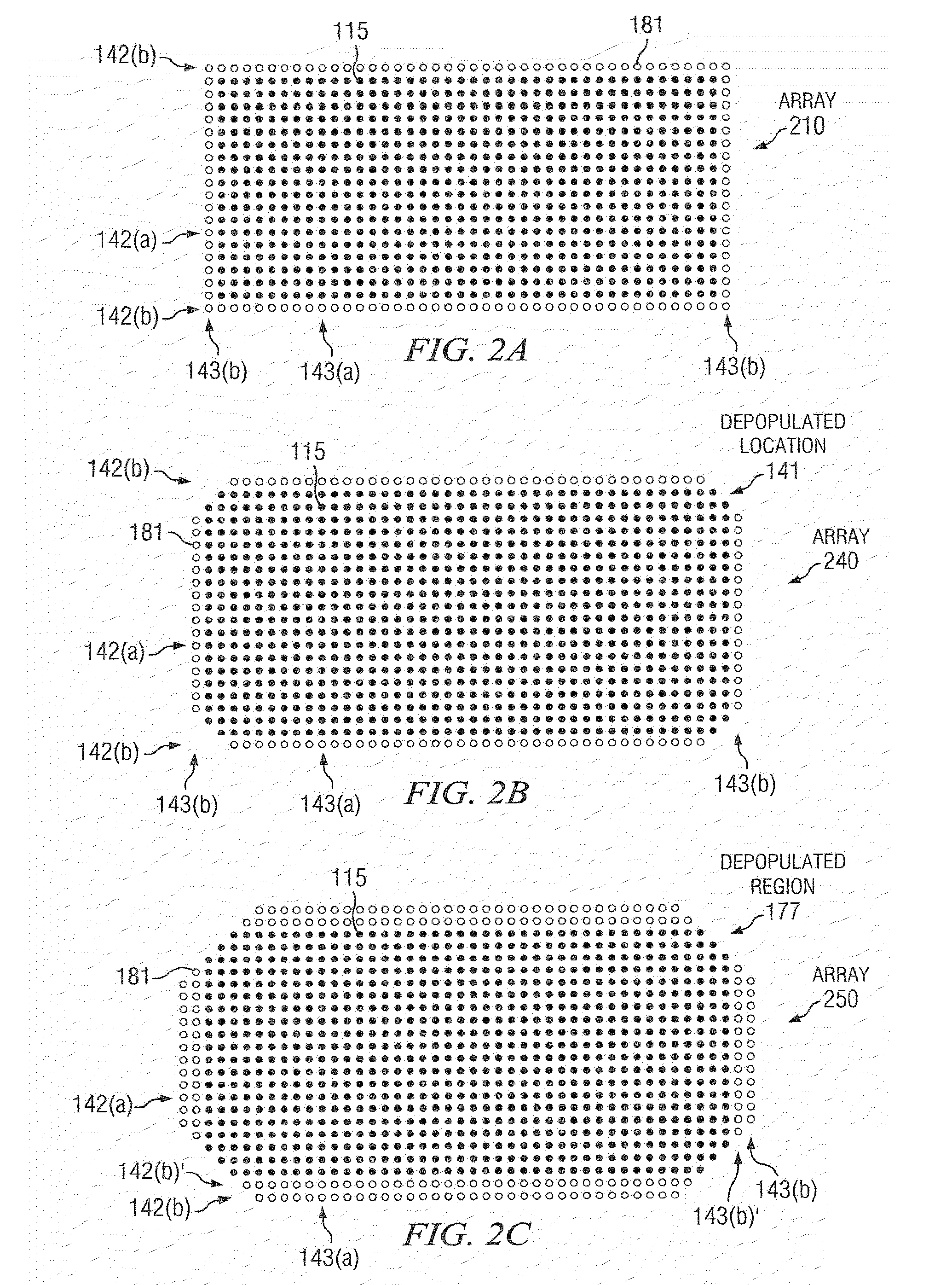 IC having TSV arrays with reduced TSV induced stress