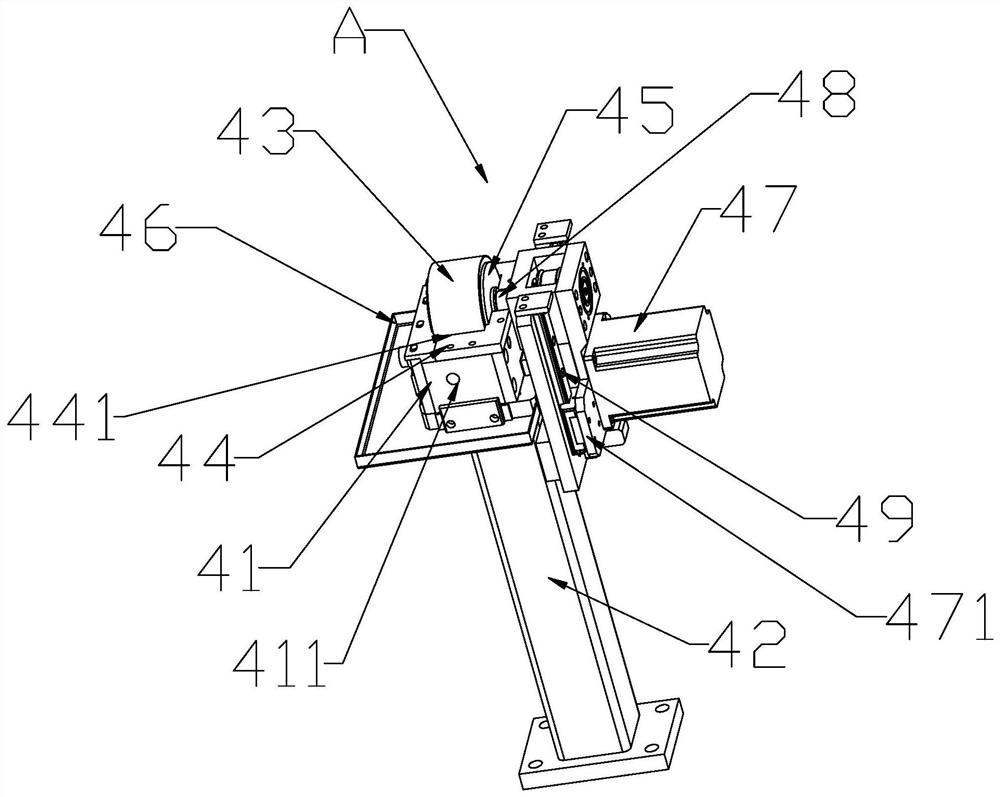 Glue brushing device for shoemaking