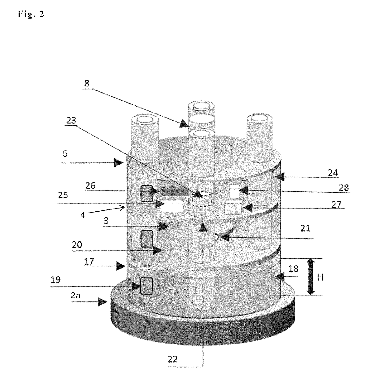 Floating wave energy conversion island platforms