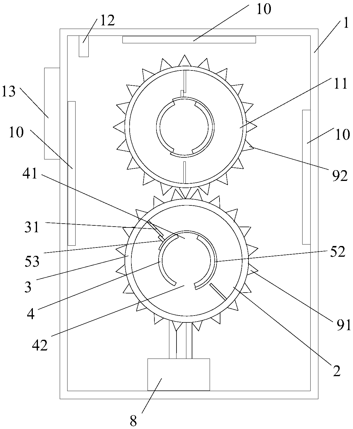 Three-dimensional low-temperature baking device