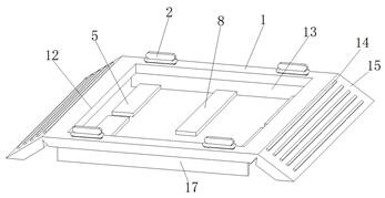 Mouse sticking plate with good escape prevention performance