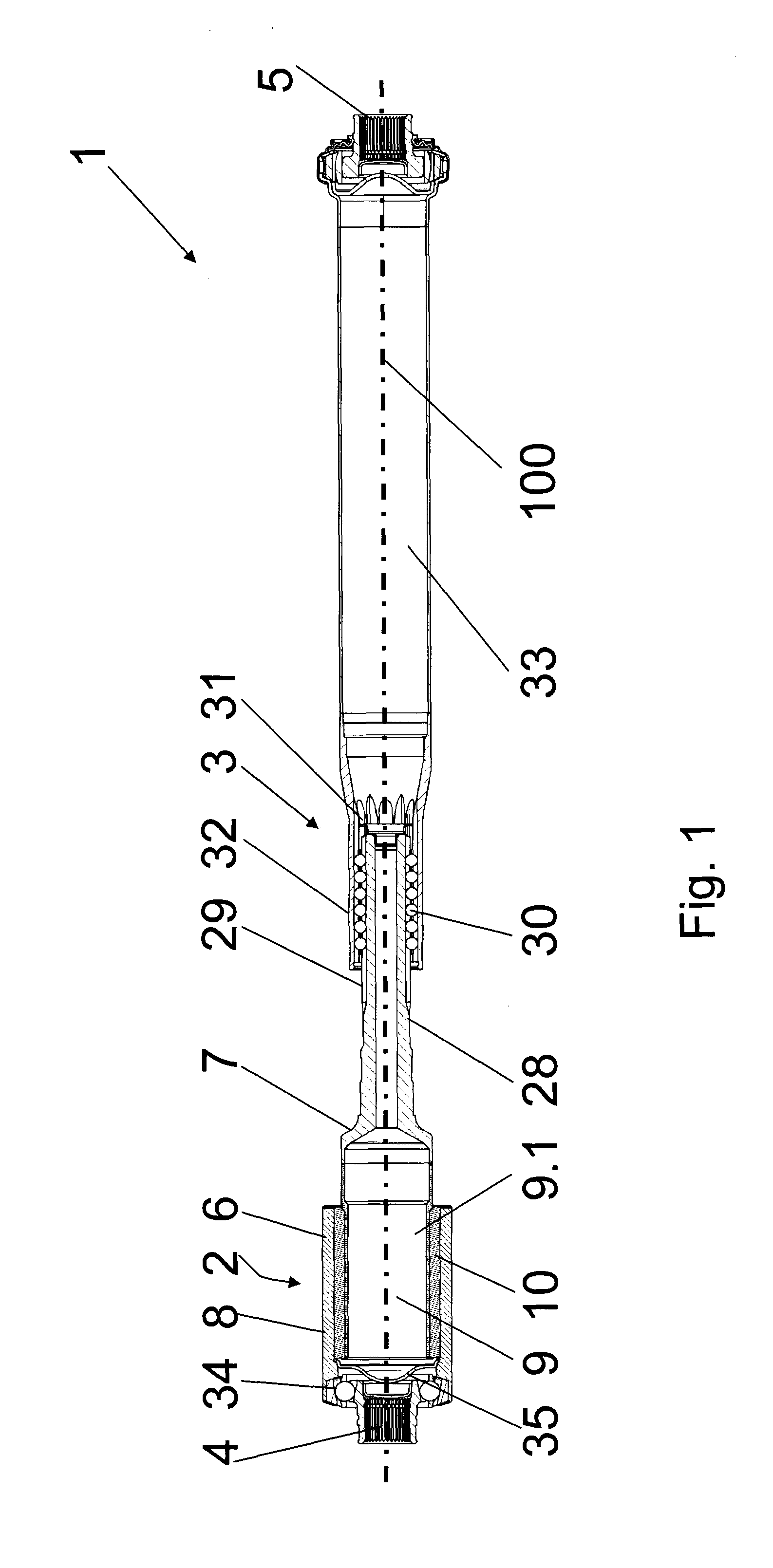 Vibration damper for a drive train