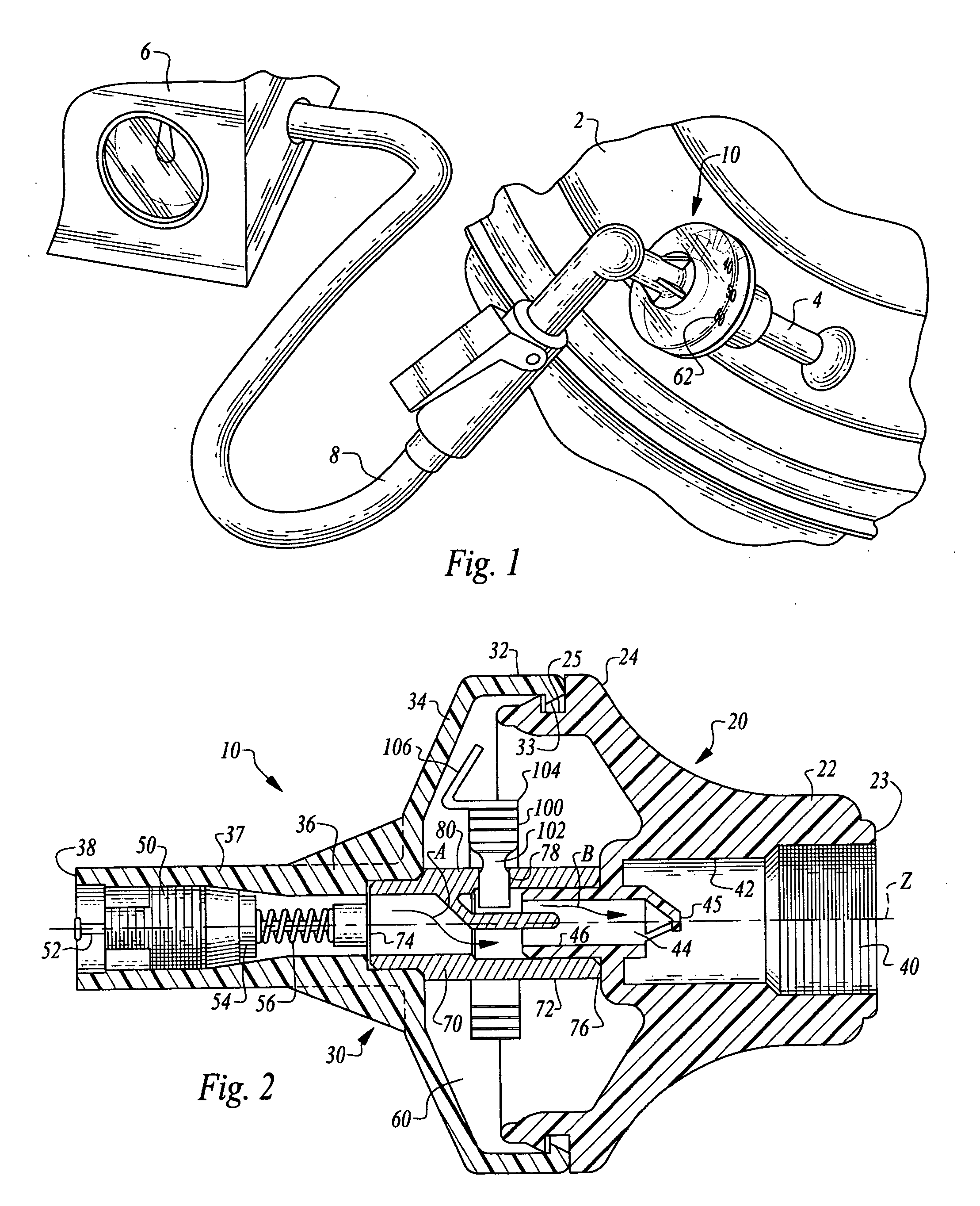 Temporary attachment tire pressure gauge