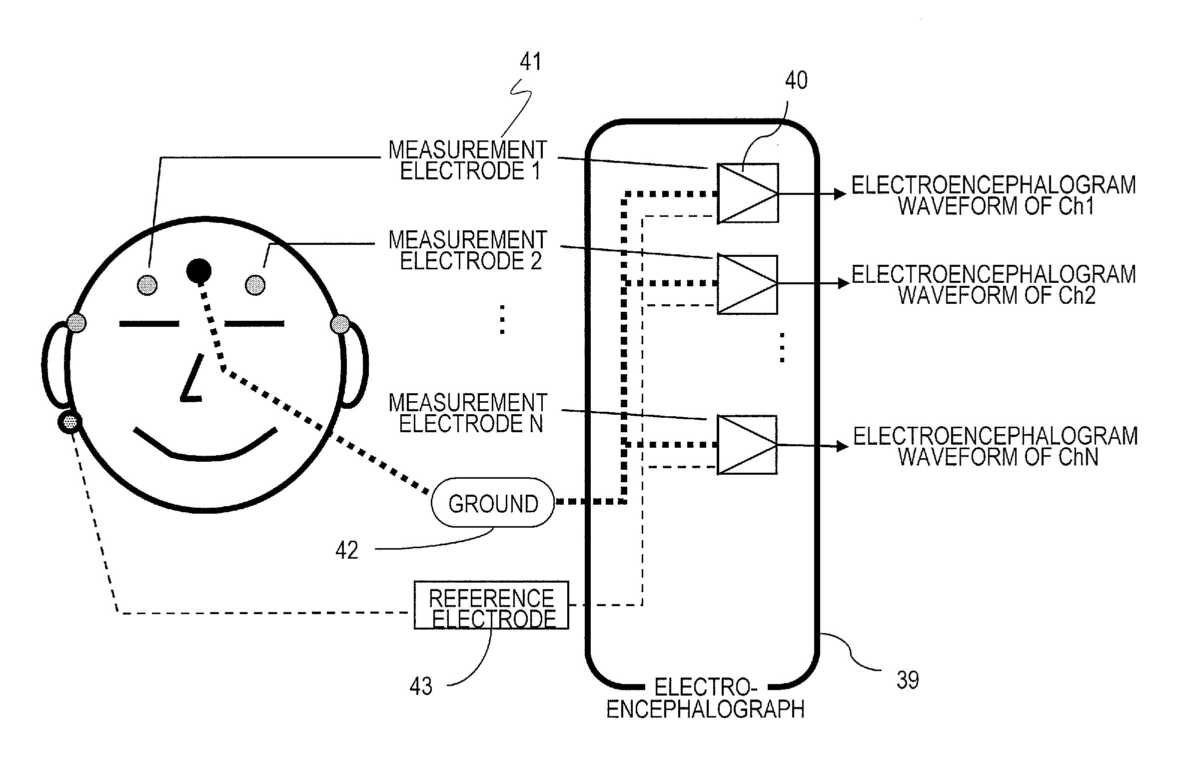 Electrode attachment state determination system, electrode attachment state determination method, and program thereof