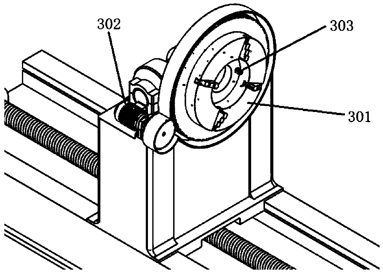 Automatic pasting robot system for rocket engine fuel storage box heat insulation layer