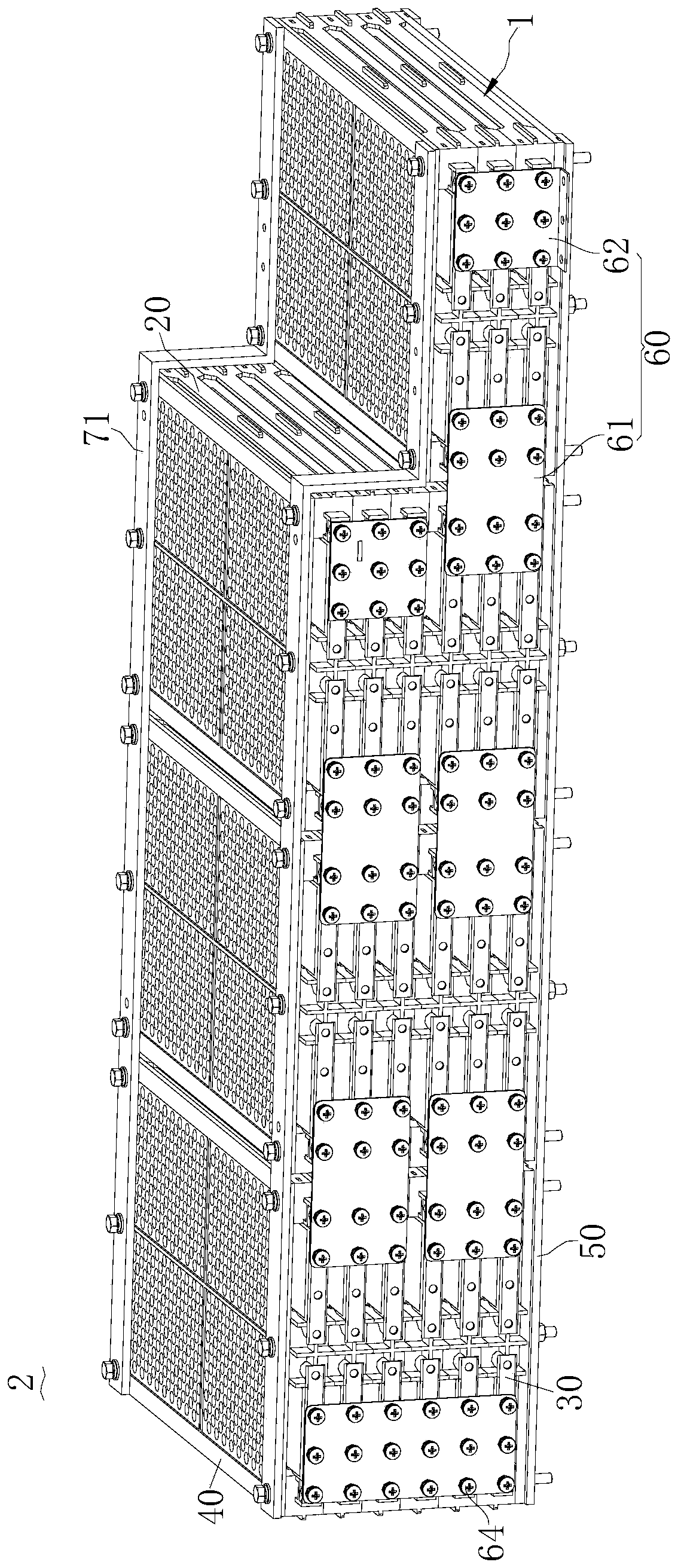 Lithium battery energy storage module and lithium battery energy storage module group