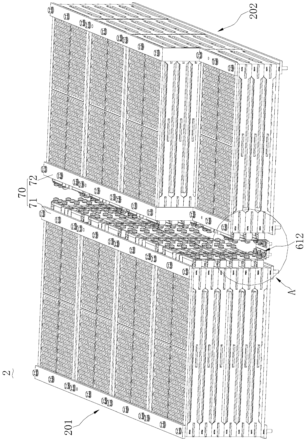 Lithium battery energy storage module and lithium battery energy storage module group