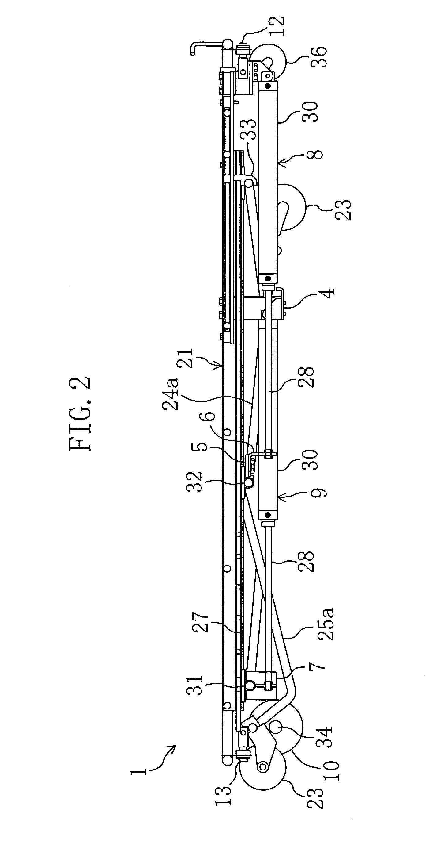 Stretcher, stretcher system and method for using the system