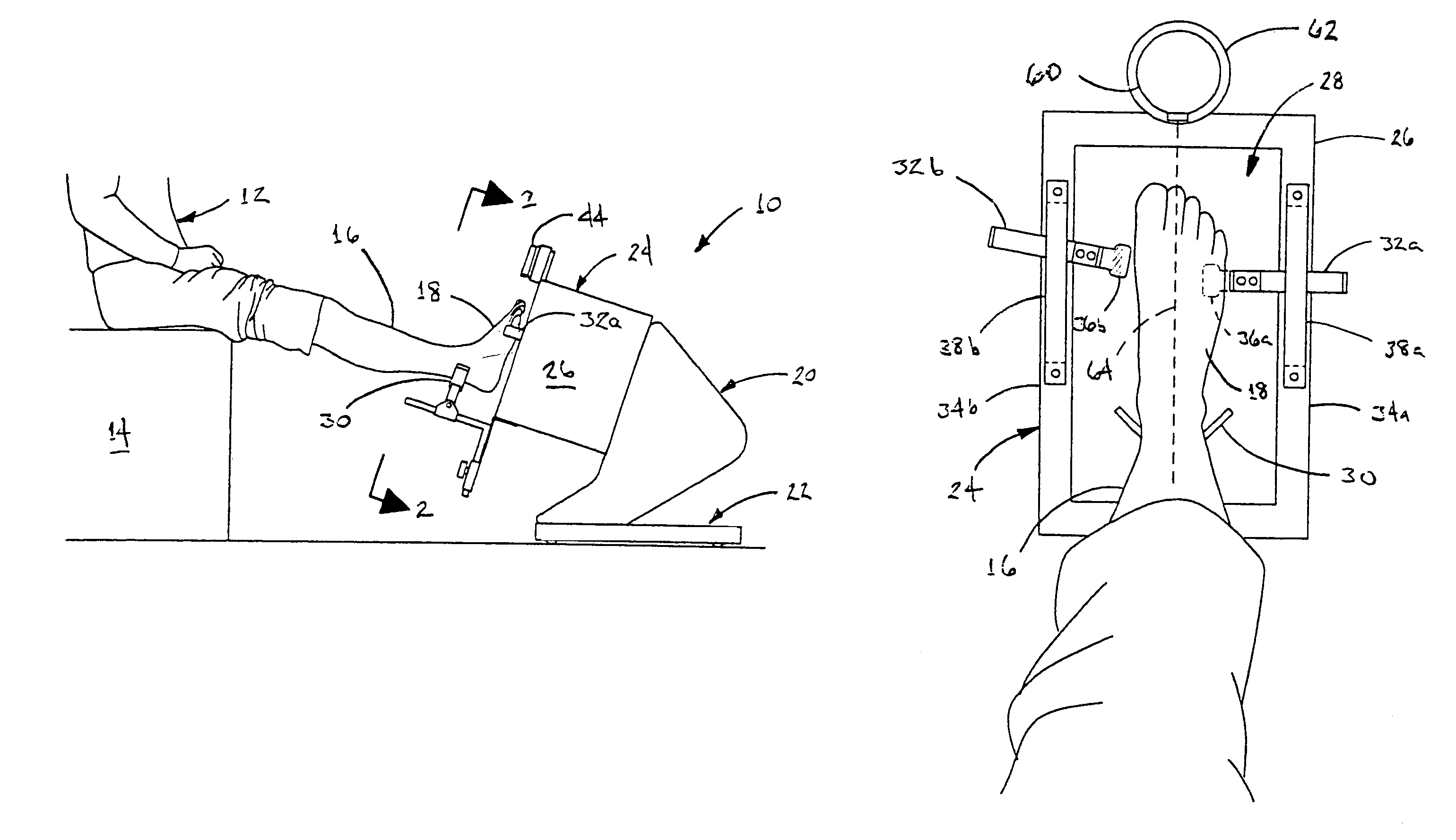 Apparatus and method for imaging feet