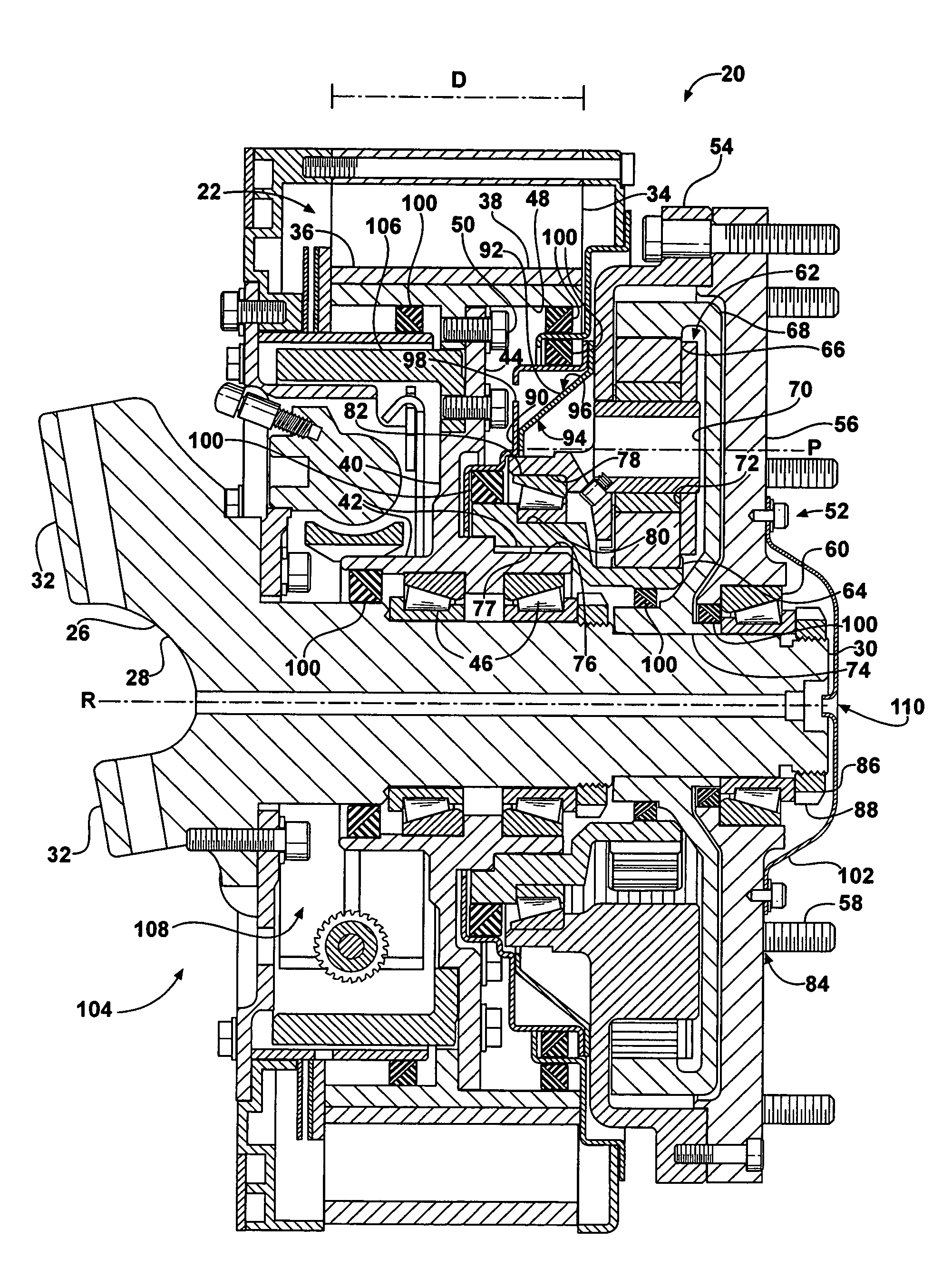 Wheel assembly with integral electric motor