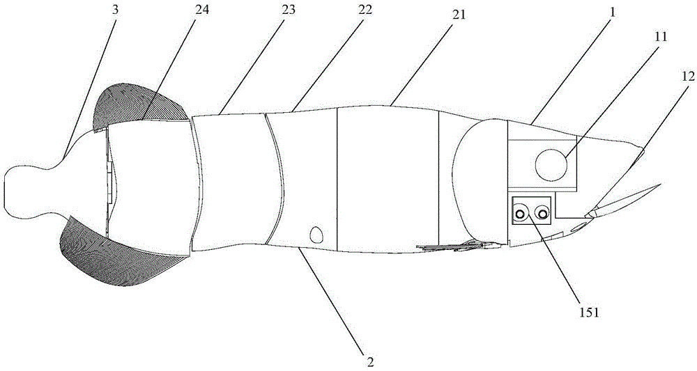 Control system of bionic intelligent robotic fish