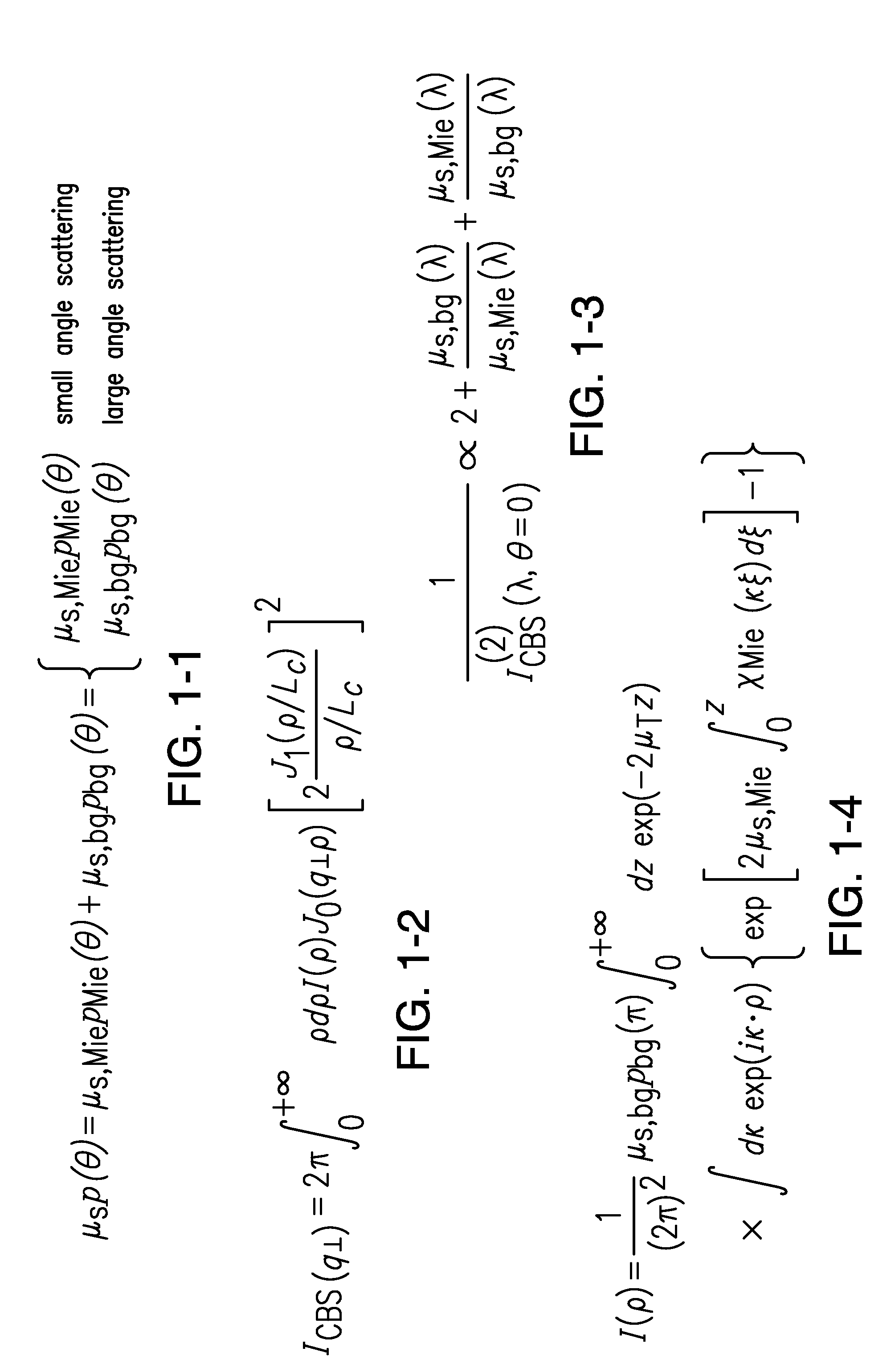 Low coherence enhanced backscattering tomography and techniques