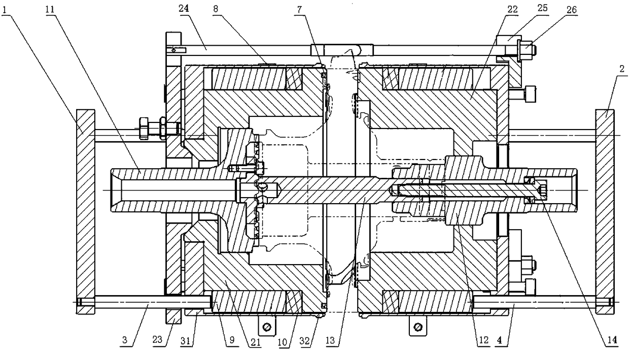 Turbine rotor grinding fixture