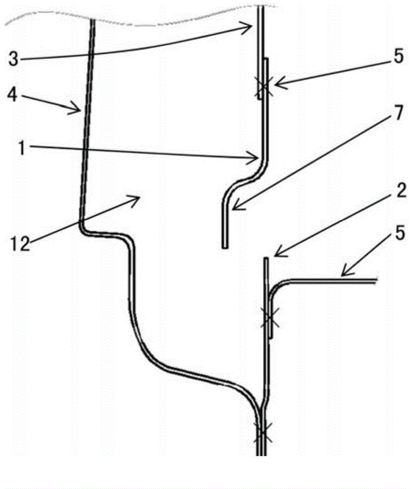 Rear connecting assembly of rear wheel cover