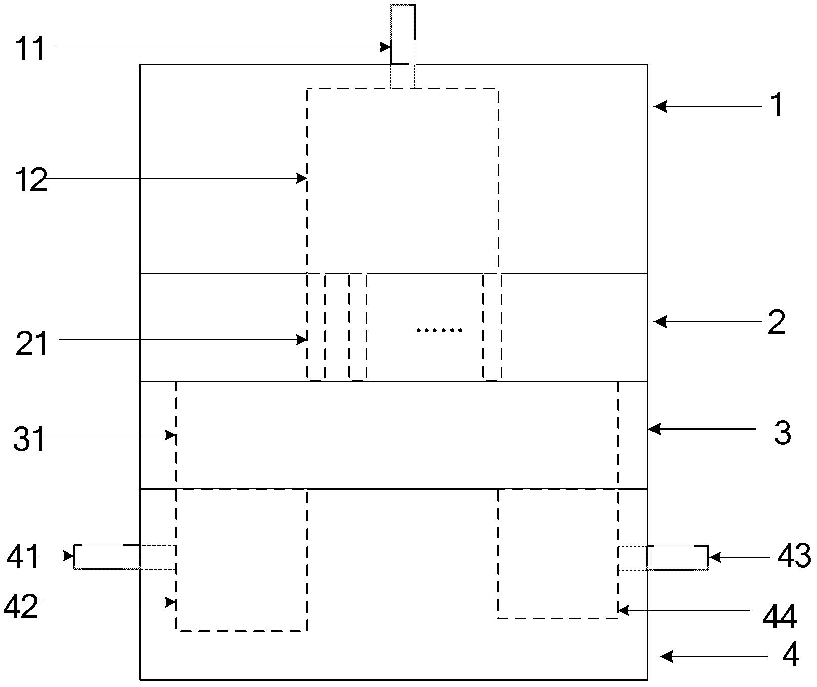 Micro-structured mixer