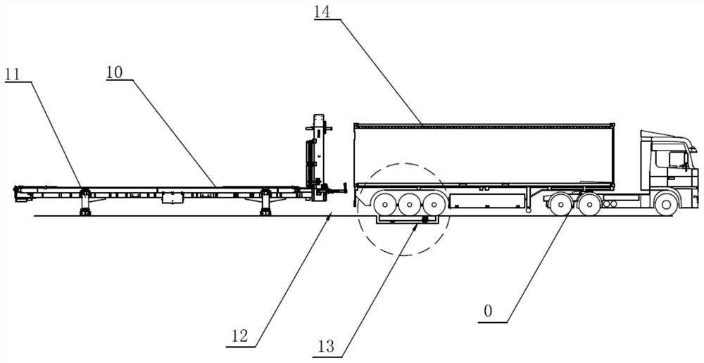 Angle-adjustable loading alignment device for container extreme speed loading and its control method