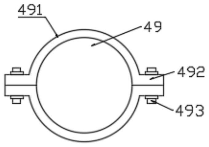 Scaffold connecting device for civil engineering