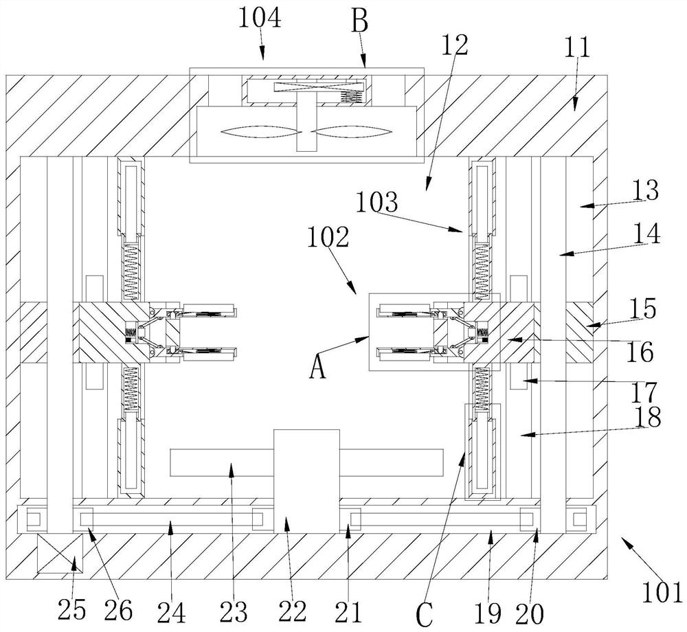 Incineration treatment equipment with cleaning function