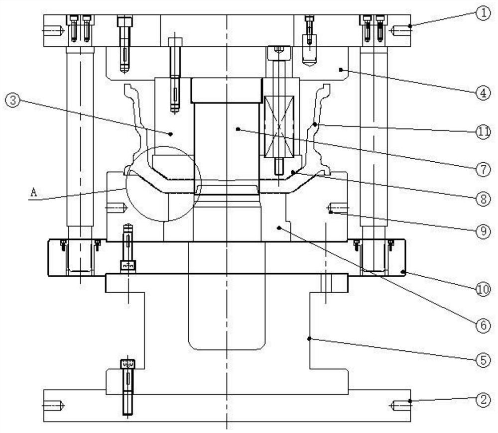 Spoke performance improving method applied to liquid die forging hub product