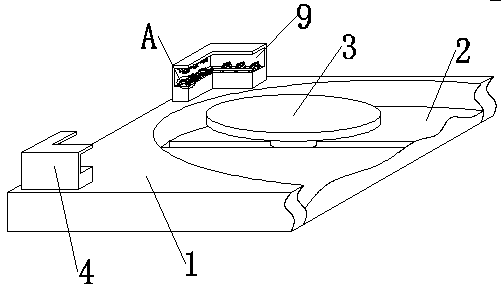 A wooden door processing and shaping device