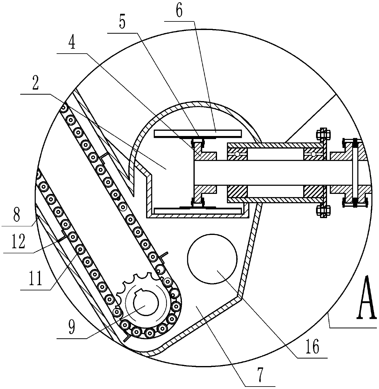 Heating pot with residue discharge function