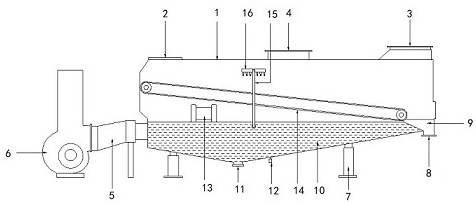 A temperature-compensated cooling system based on quartz sand production