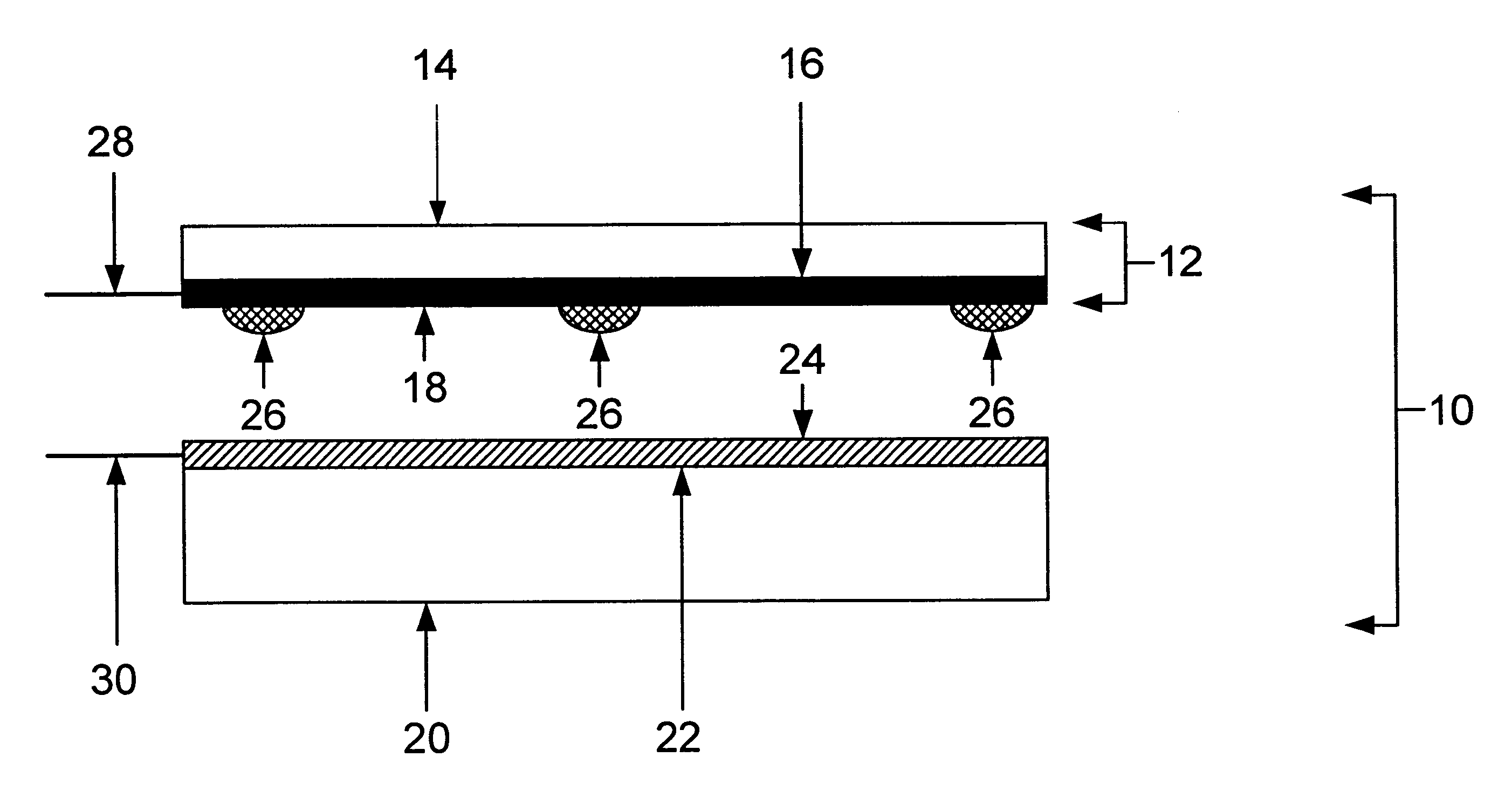 Switch with at least one flexible conductive member