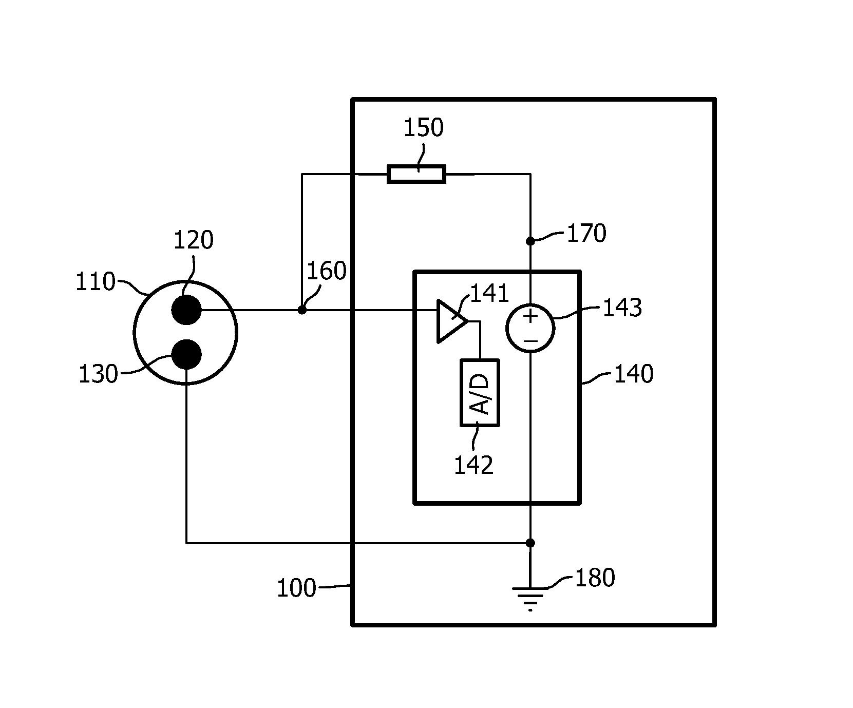 Method and apparatus for detecting a short circuit