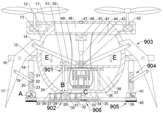 Flying animal anesthesia injection equipment